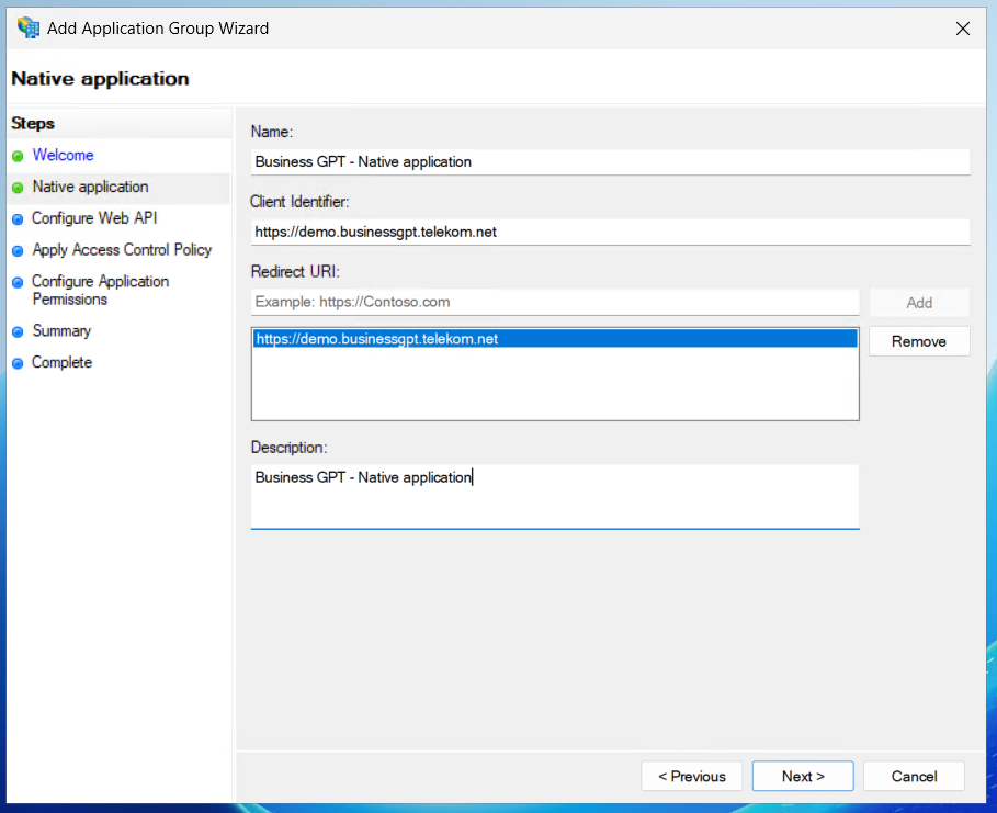 Anlage - Screen - Native Application