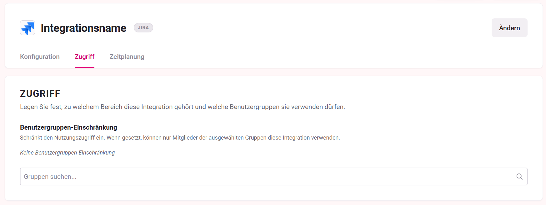 Jira Integration anlegen