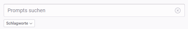 Prompt suchen